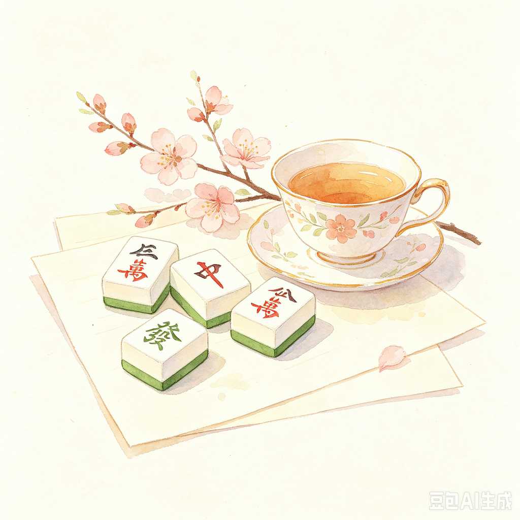 ultra light mahjong tiles set